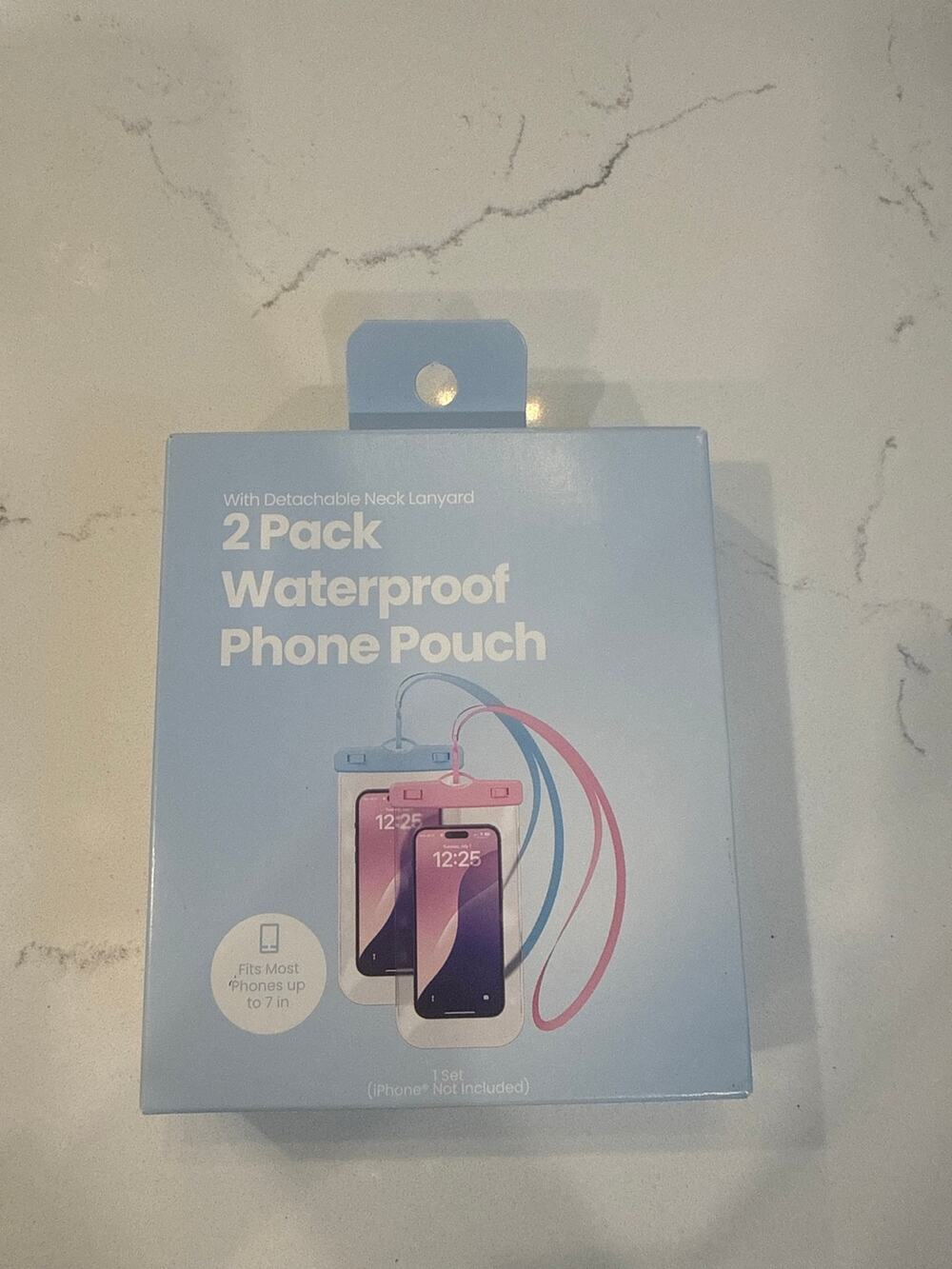 2 pack waterproof phone pouch
